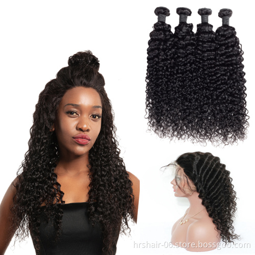 Wholesale virgin indian deep wave human hair cheap nature color 360 lace frontal closure with bundles